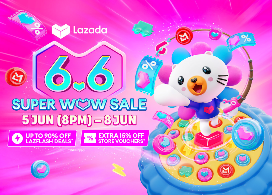 Lazada 6.6 Super Wow Sale 2026 - Credit Card Shopping Offers