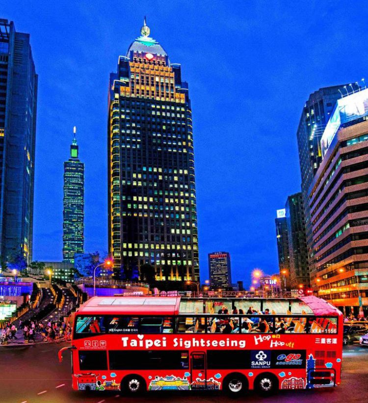 台北市雙層露天觀光巴士