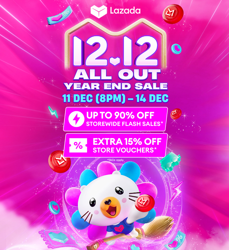Lazada 12.12 All Out Year End Sale 2025