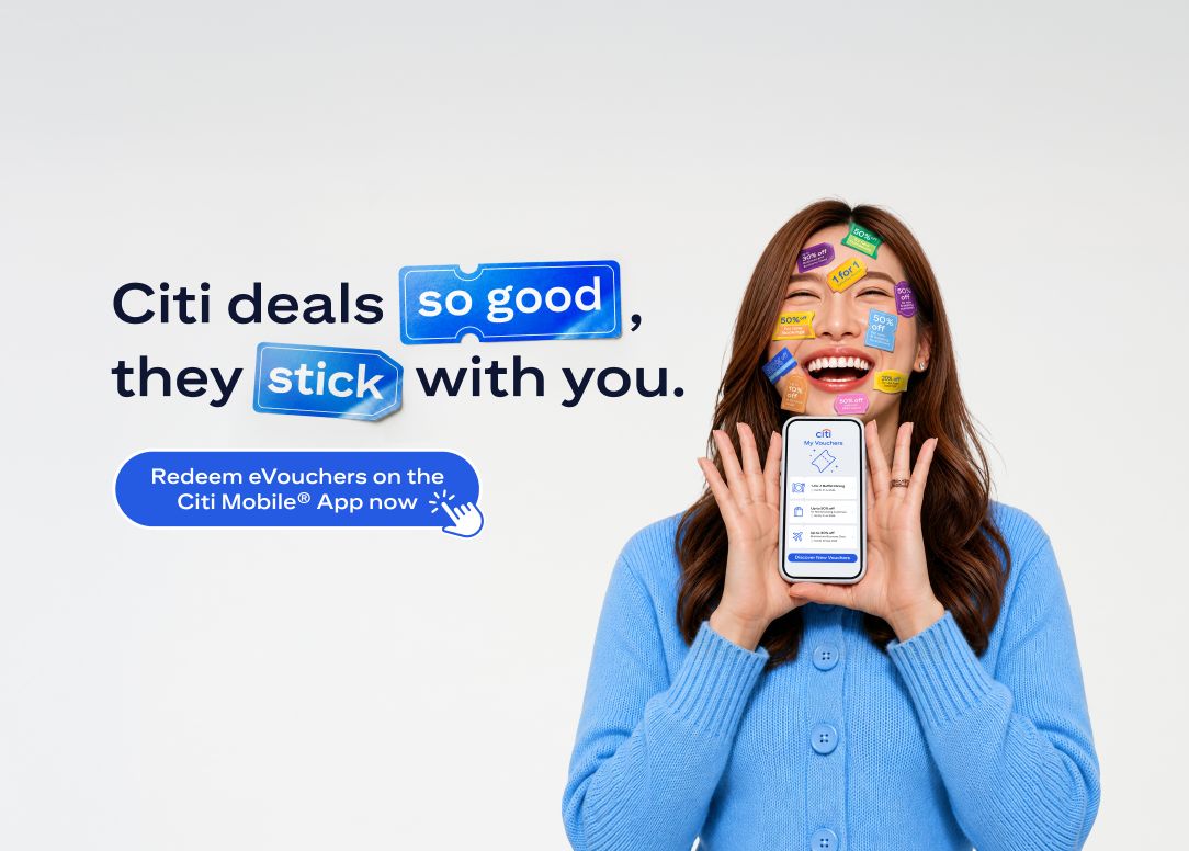 NEW! Exclusive eVouchers on the Citi Mobile® App                                              