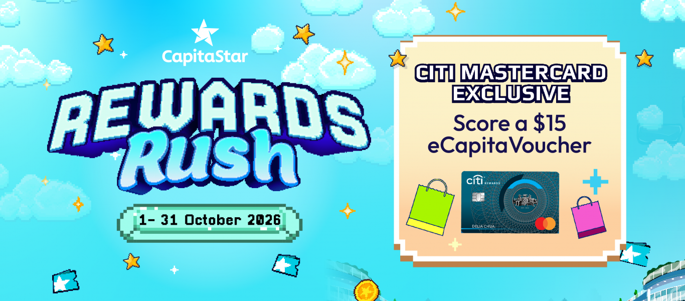 Rewards Rush at CapitaLand Malls